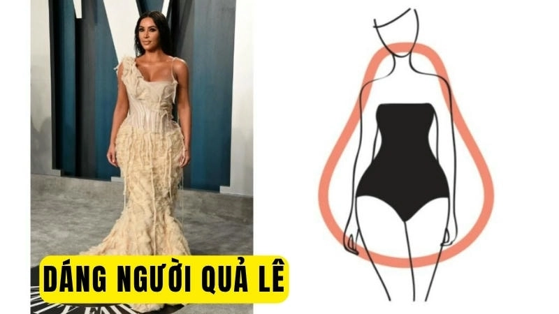 Lựa chọn trang phục phù hợp giúp tôn lên vẻ đẹp của dáng người quả lê
