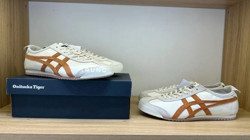 Phân biệt hộp giày Onitsuka thật giả bằng mắt thường