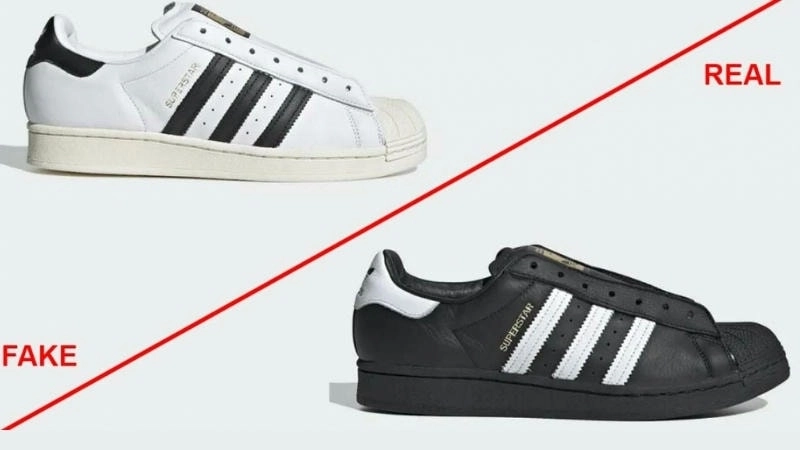  Tem nhãn giày Adidas chính hãng với thông tin rõ ràng, sắc nét