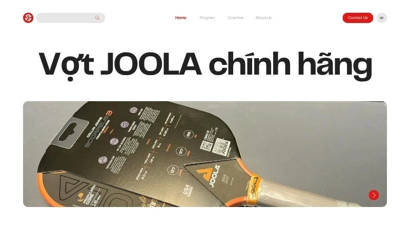 Vợt JOOLA chính hãng mang lại hiệu suất ổn định 